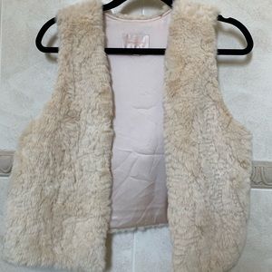 Faux fur vest